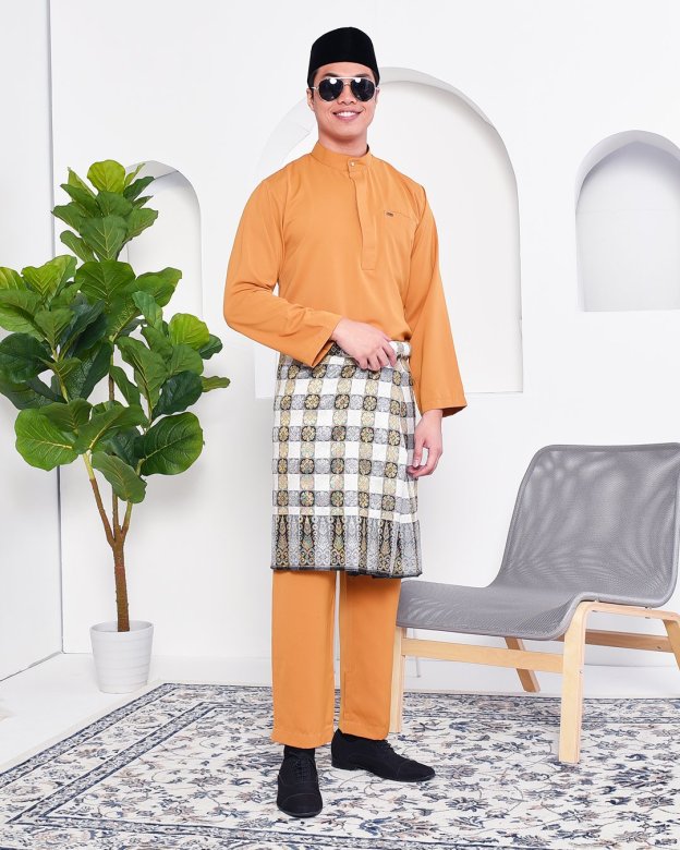 Baju Melayu Yusuf Slim Fit – Gold Coast