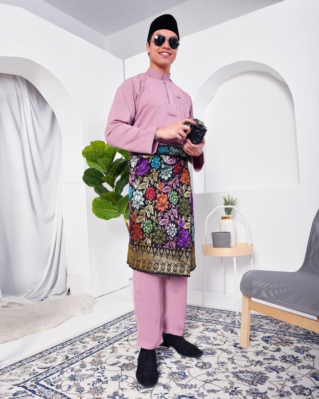 Baju Melayu Yusuf Slim Fit - Lavender