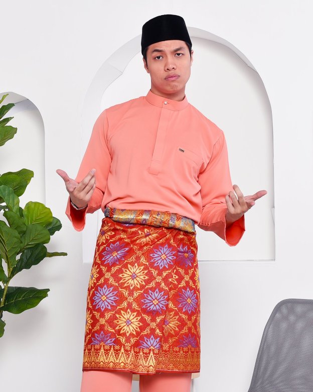 Baju Melayu Yusuf Slim Fit – Coralette