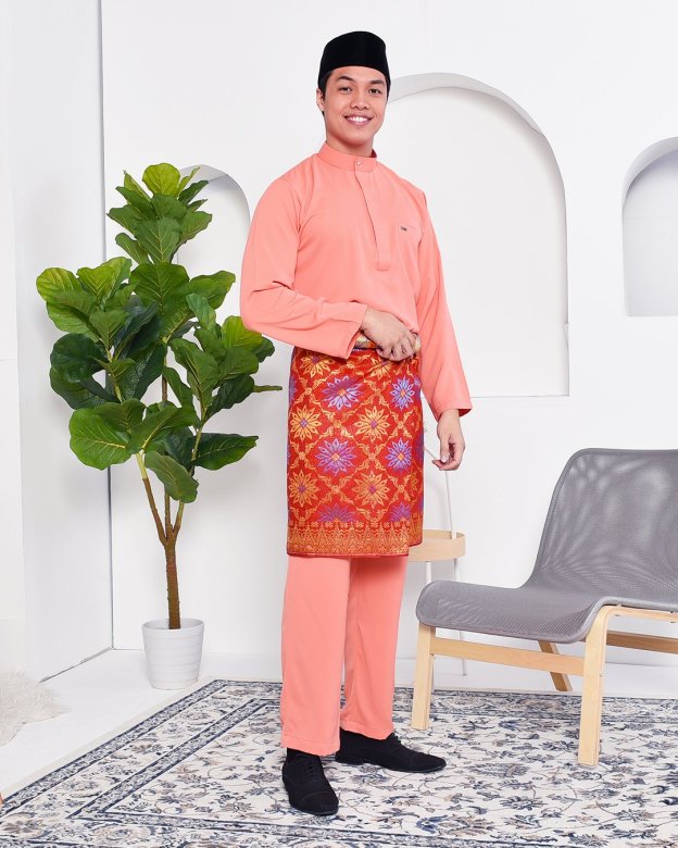 Baju Melayu Yusuf Slim Fit – Coralette