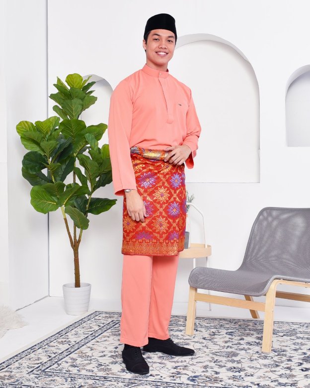 Baju Melayu Yusuf Slim Fit – Coralette