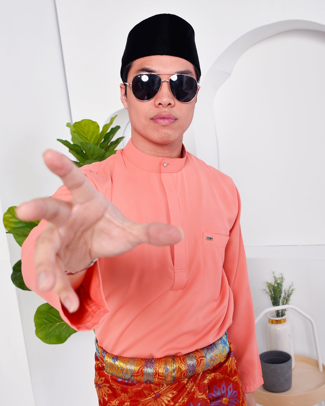 Baju Melayu Yusuf Slim Fit – Coralette
