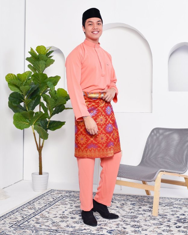 Baju Melayu Yusuf Slim Fit – Coralette