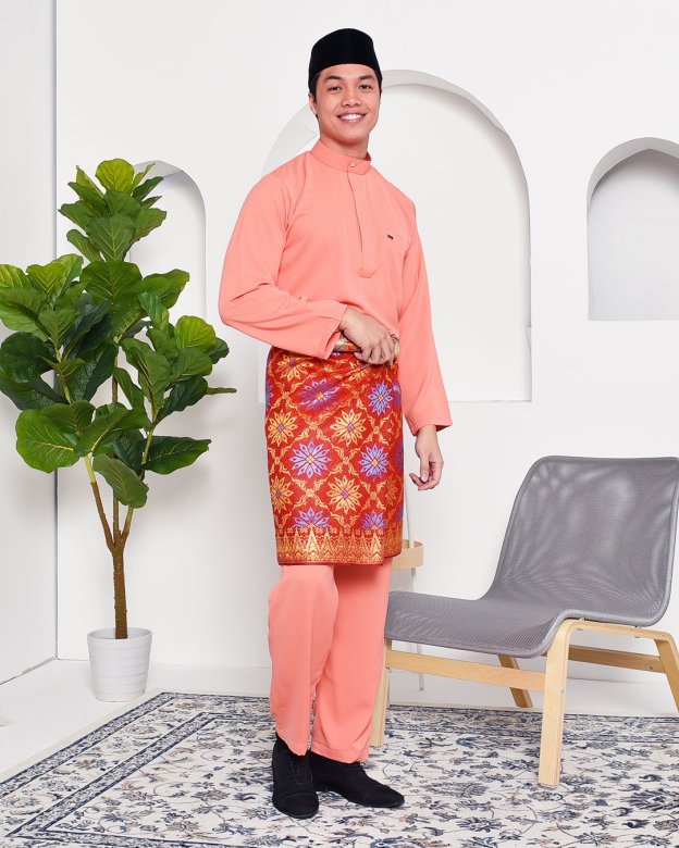 Baju Melayu Yusuf Slim Fit – Coralette