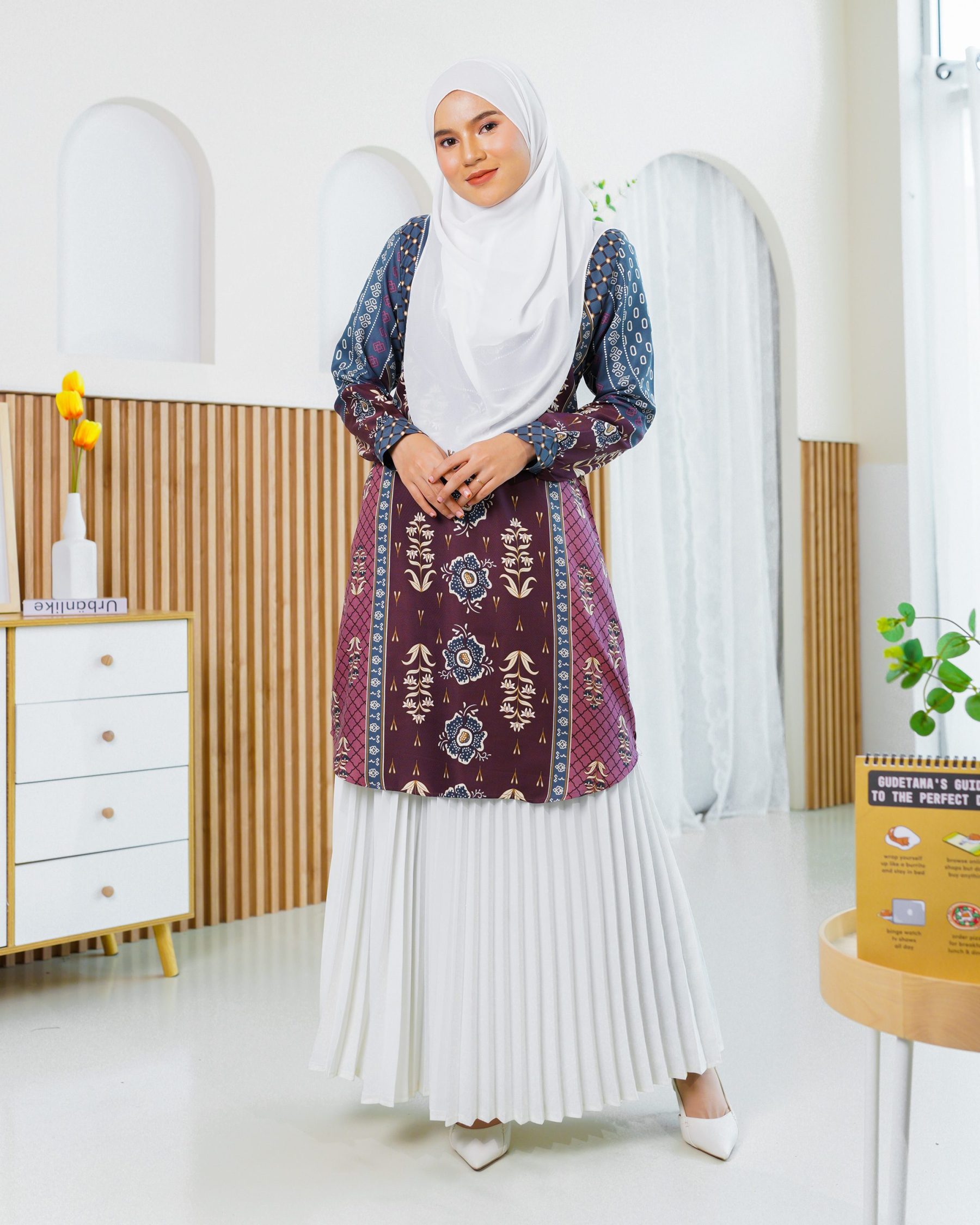Blouse Iryani - Mulberry Shadow