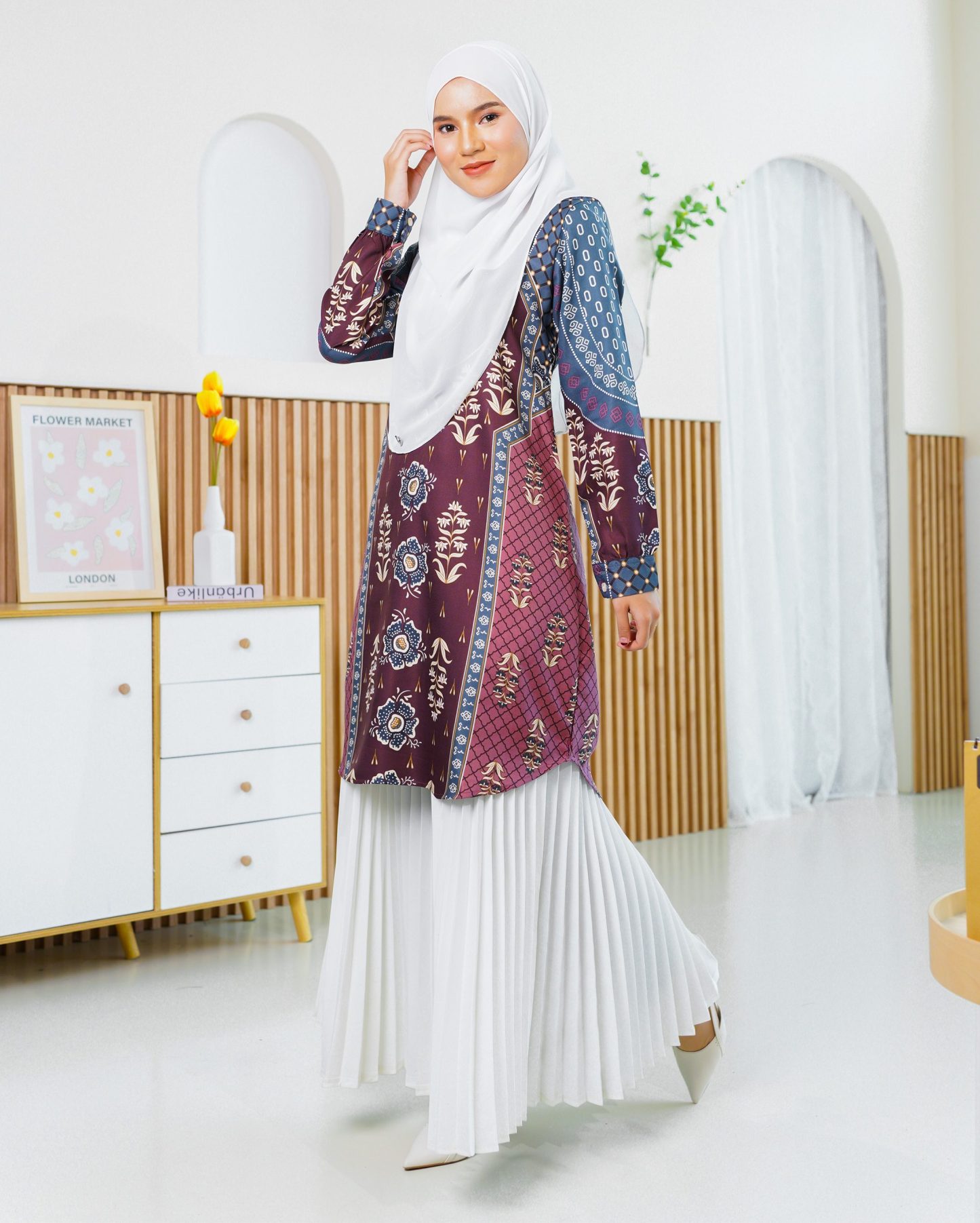 Blouse Iryani - Mulberry Shadow