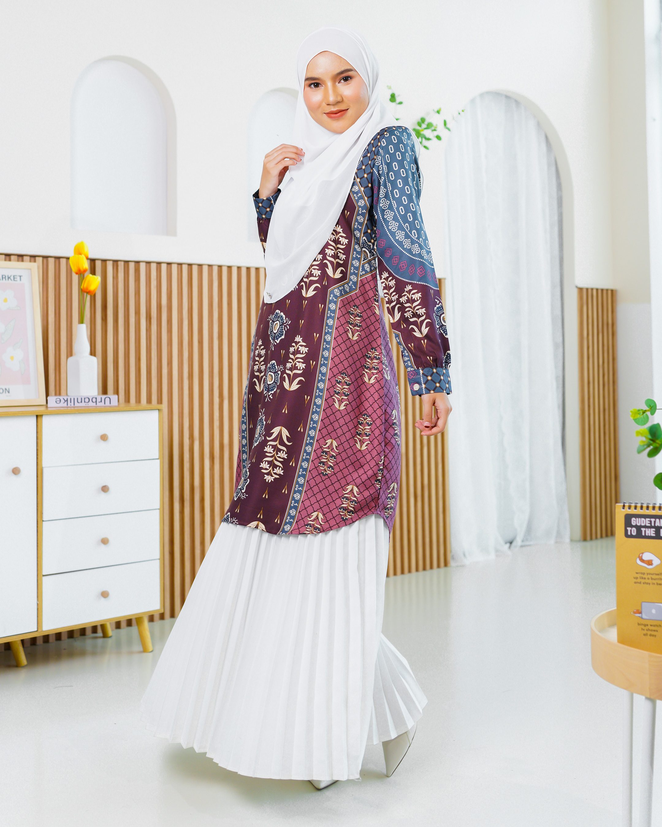 Blouse Iryani - Mulberry Shadow