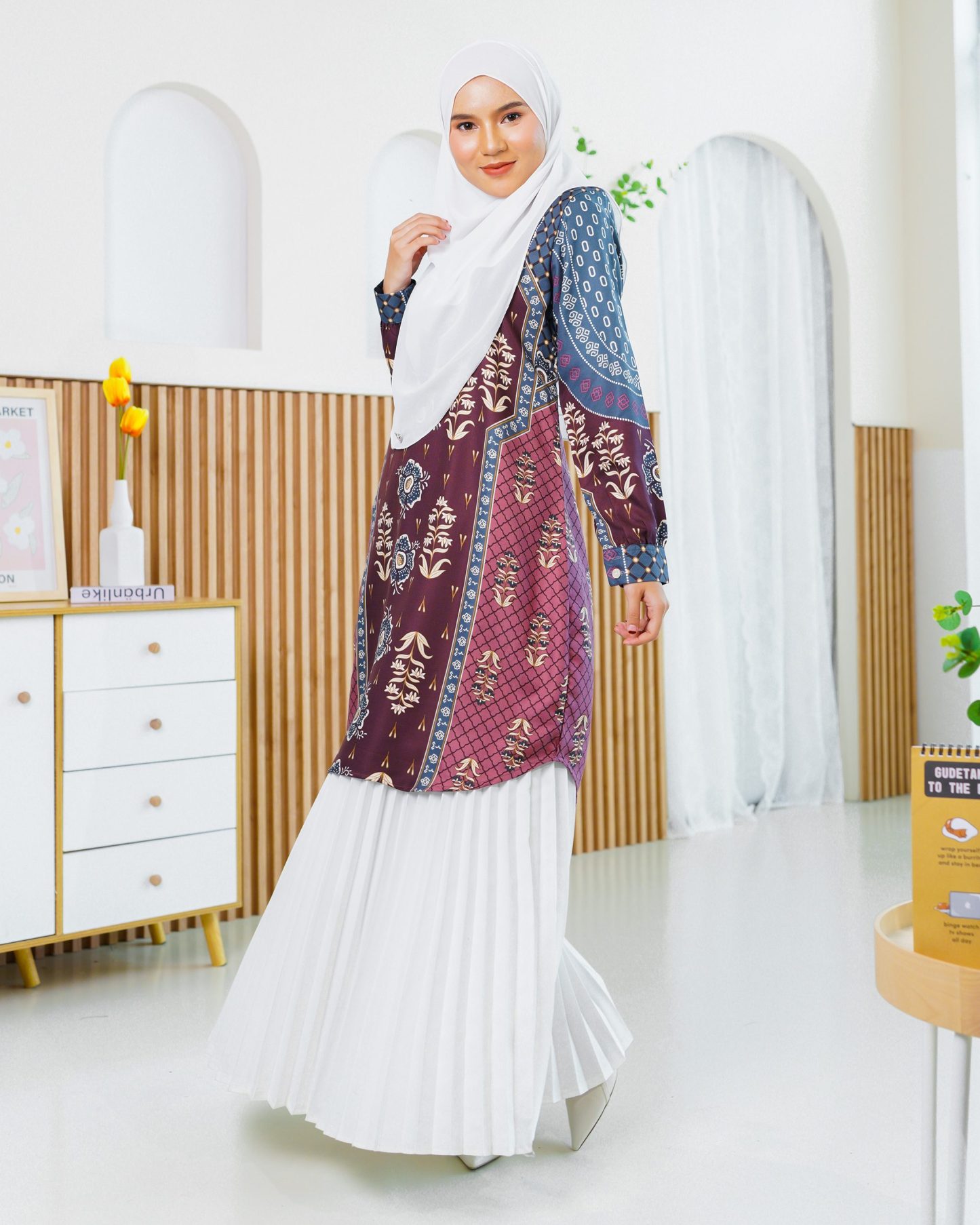 Blouse Iryani - Mulberry Shadow