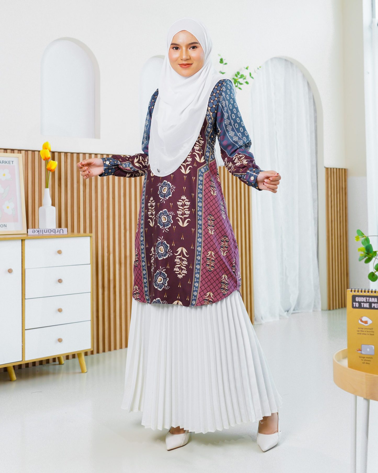 Blouse Iryani - Mulberry Shadow