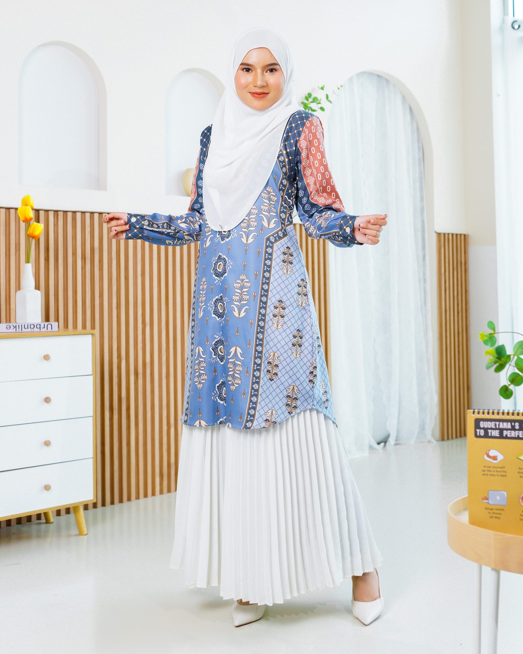Blouse Iryani - Pewter Slate