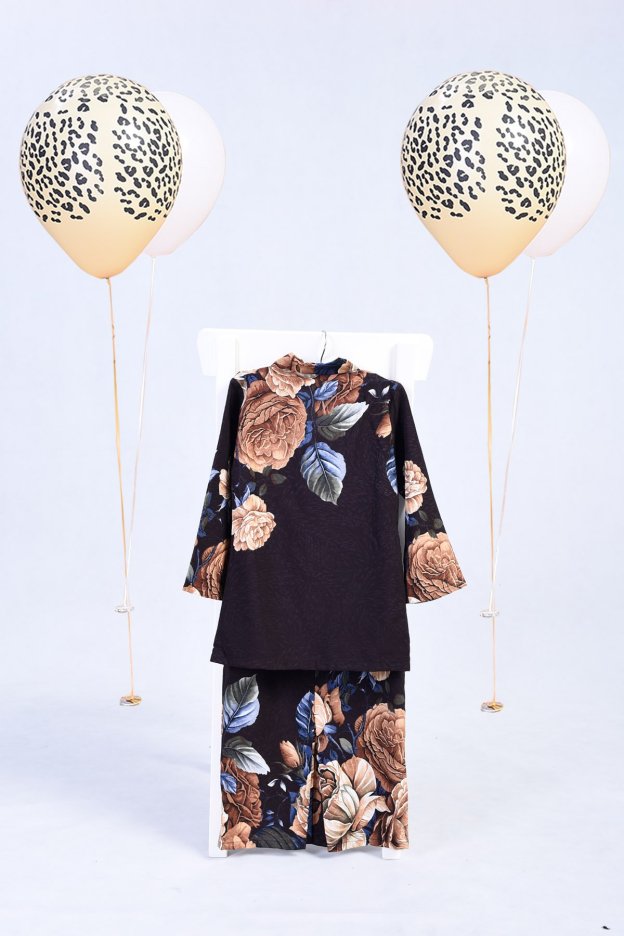 Baju Kebarung Fiona Kids  - Golden Brown