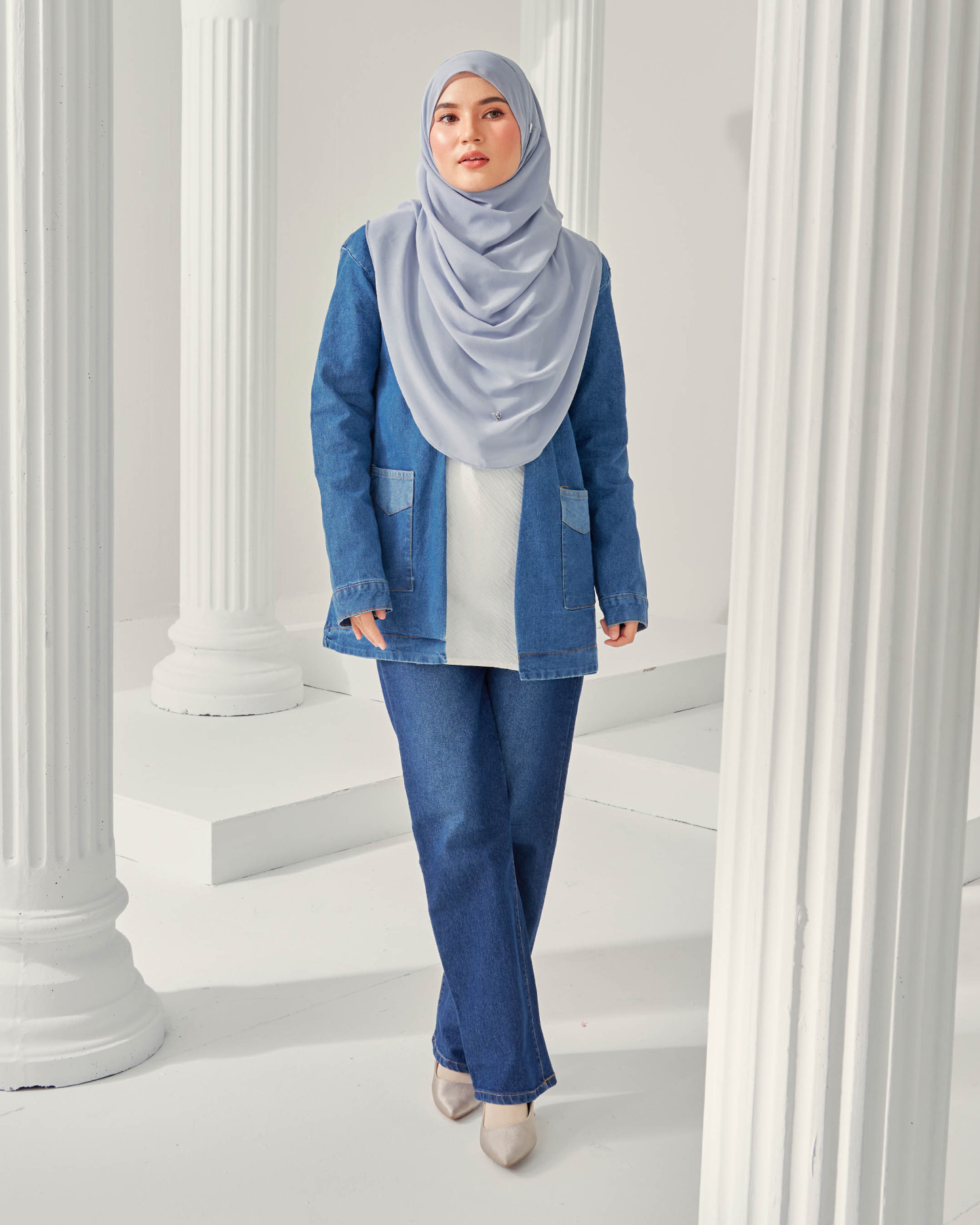 Cardigan Denim Nely 2.0 - Bio Bleach