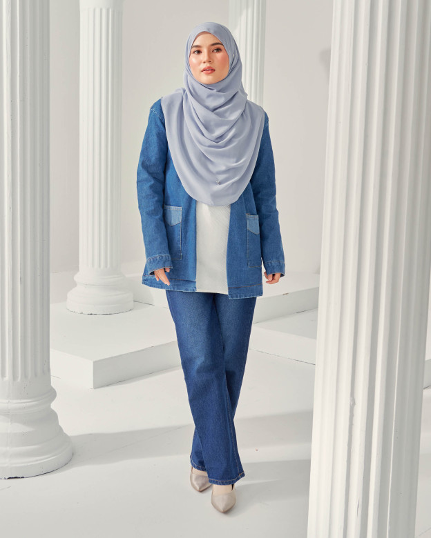 Cardigan Denim Nely 2.0 - Bio Bleach