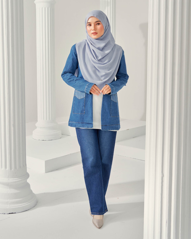 Cardigan Denim Nely 2.0 - Bio Bleach