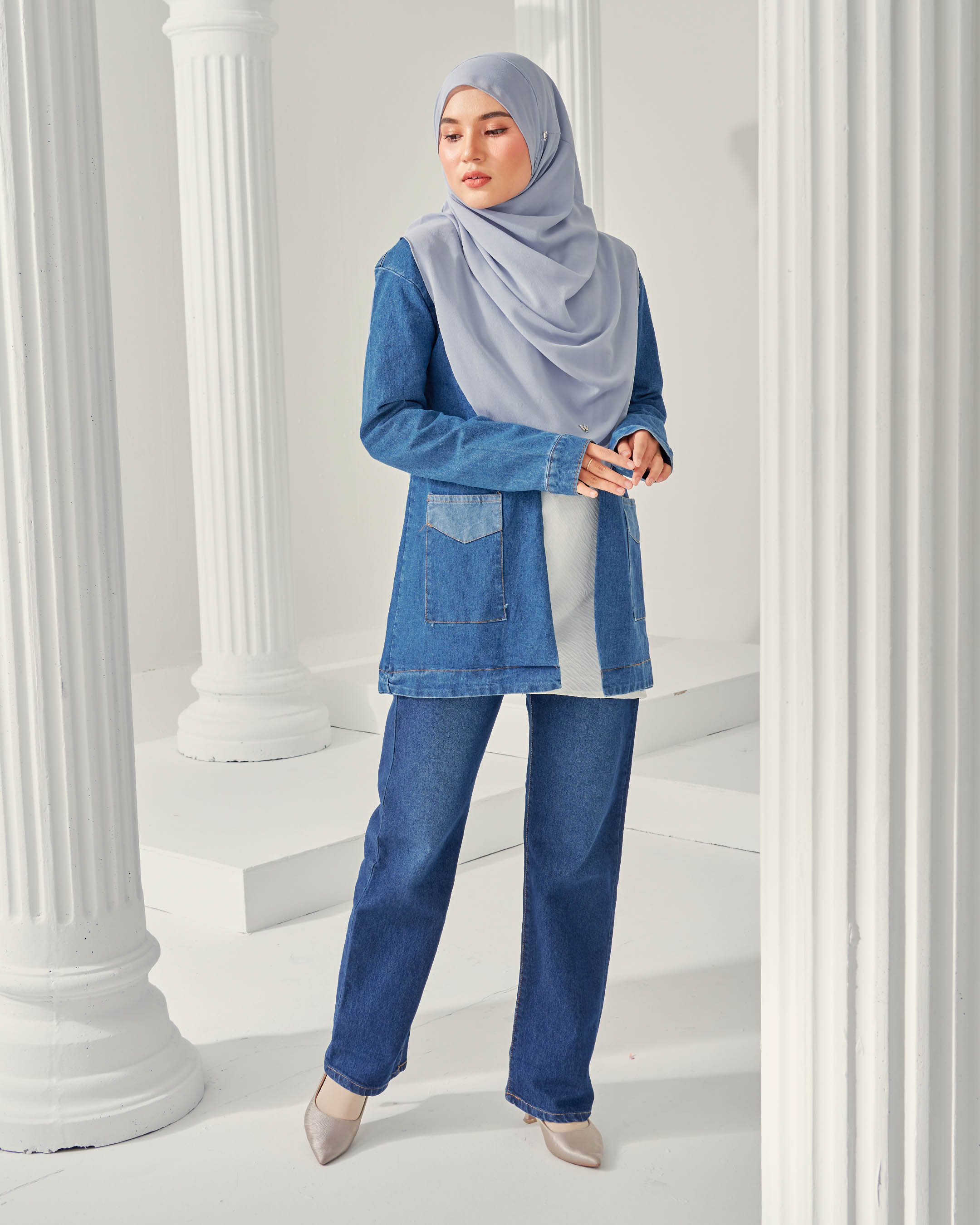 Cardigan Denim Nely 2.0 - Bio Bleach