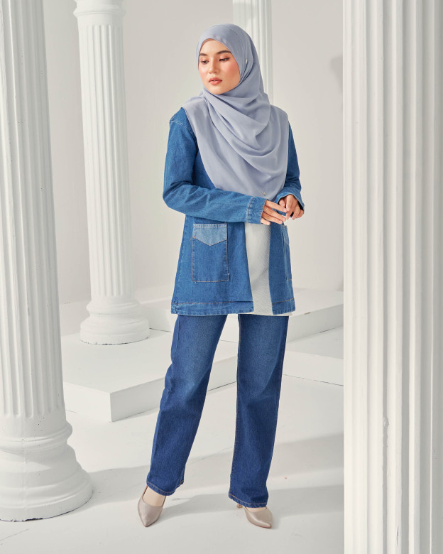 Cardigan Denim Nely 2.0 - Bio Bleach