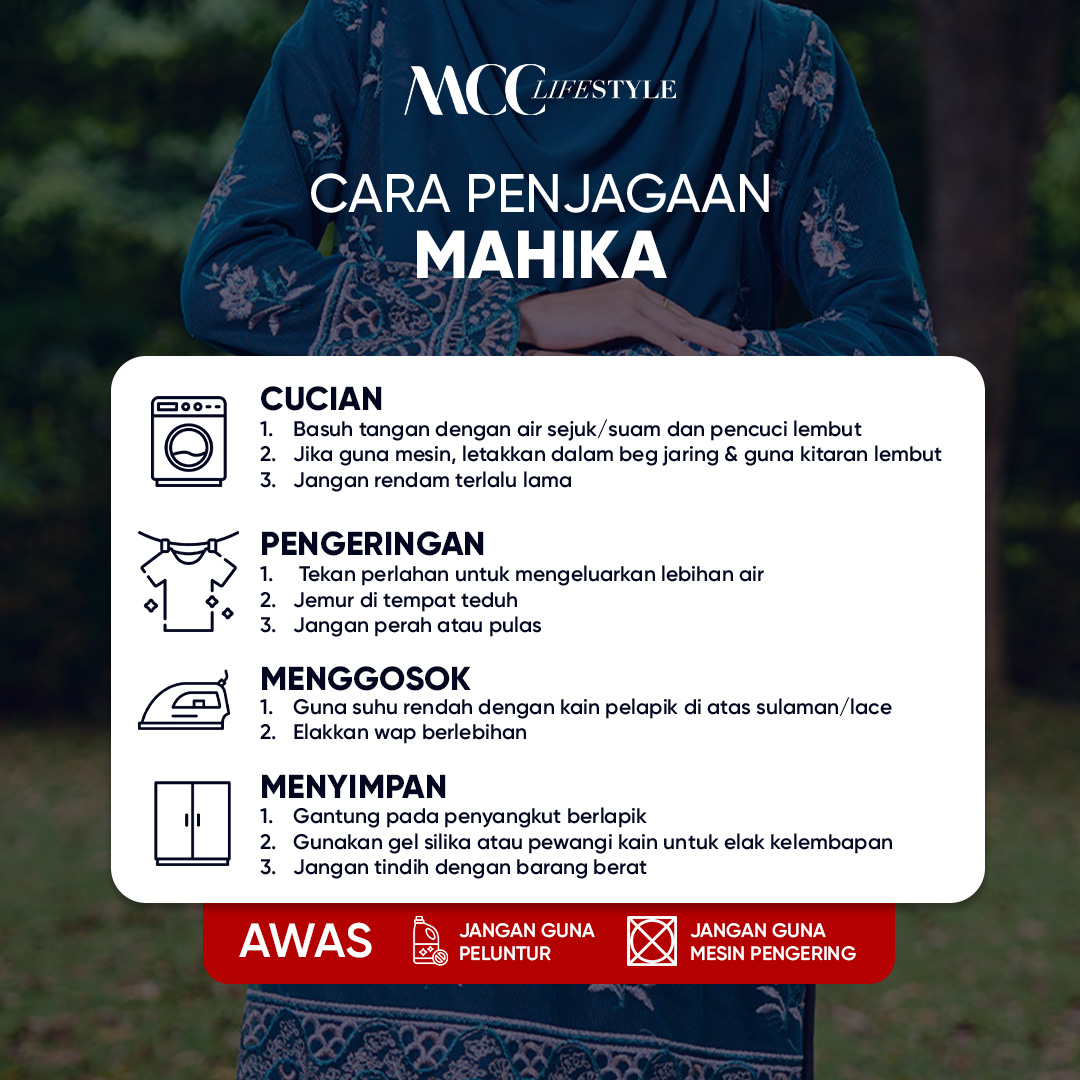 Baju Kurung Embroidery Lace Mahika