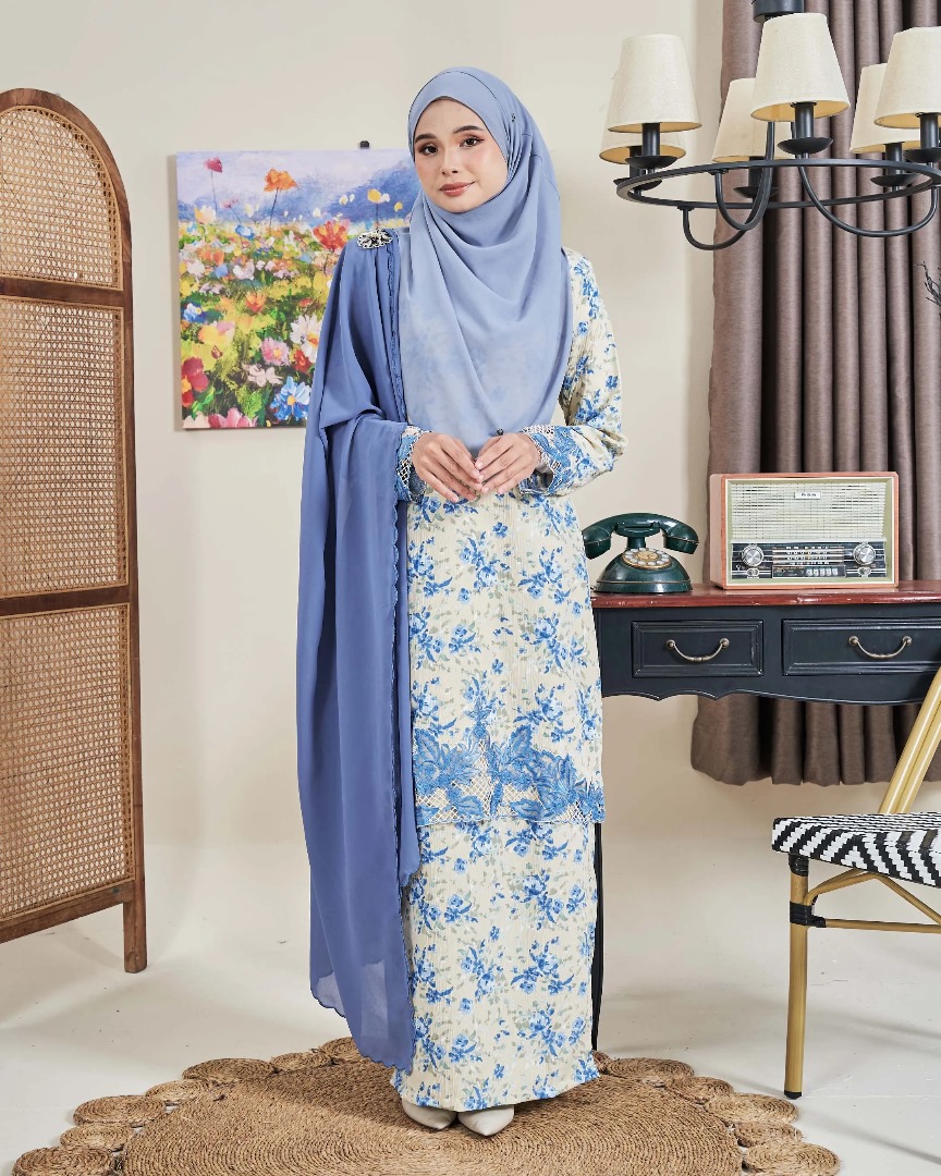 Baju Kurung Sulam Aylin Rose