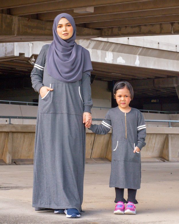 Tunic Activewear Shara Kids - Charchoal Grey