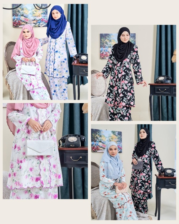 Baju Kebarung Sulam Adelisa