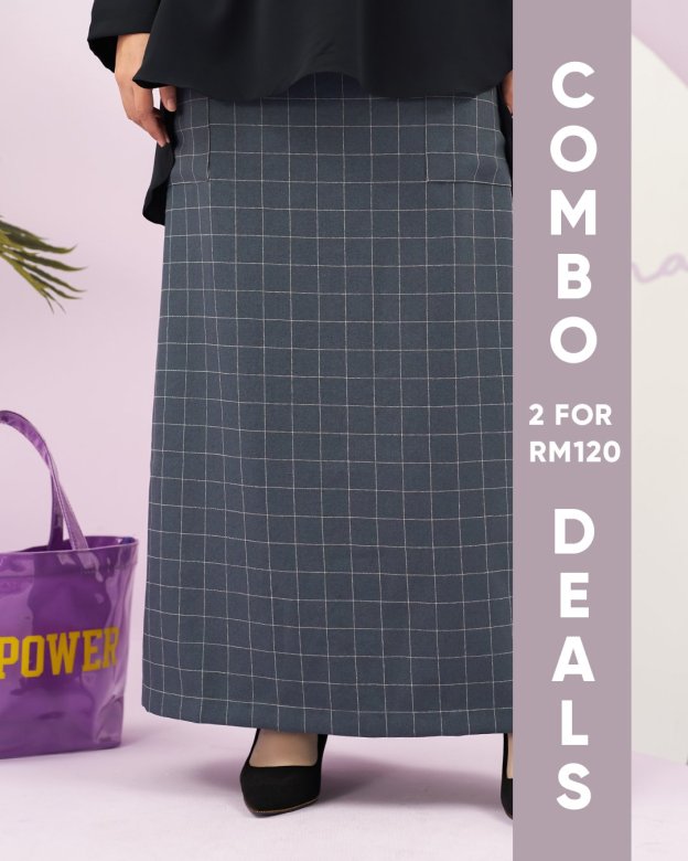 Skirt Unaisa Laluna X MCC - Prussian Blue