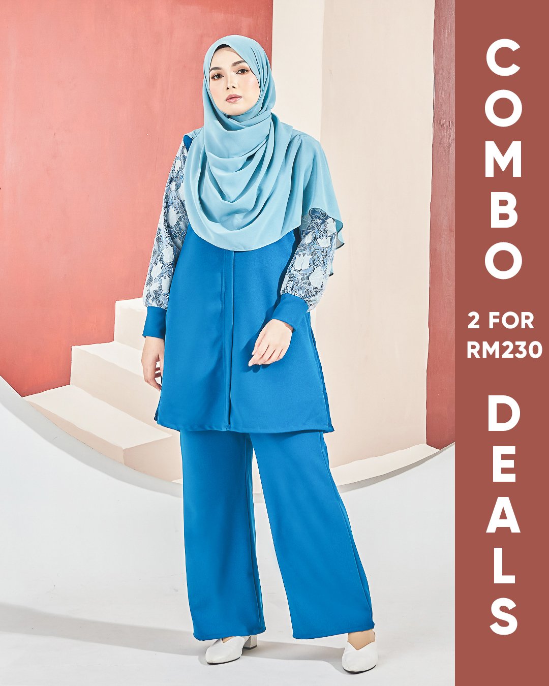 Suit Liliana Laluna X MCC - Bermuda Blue