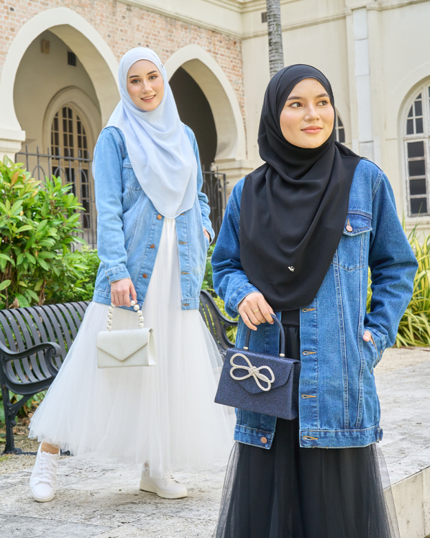 Jacket Denim Jeans Elsie - Flame Blue