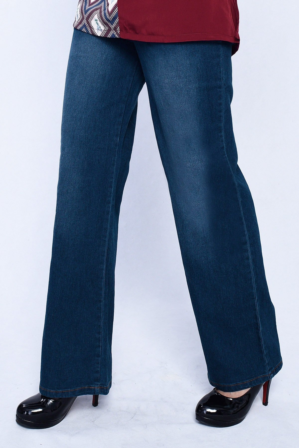(AS-IS) Palazzo Jeans Denim Dalia - Fade Green