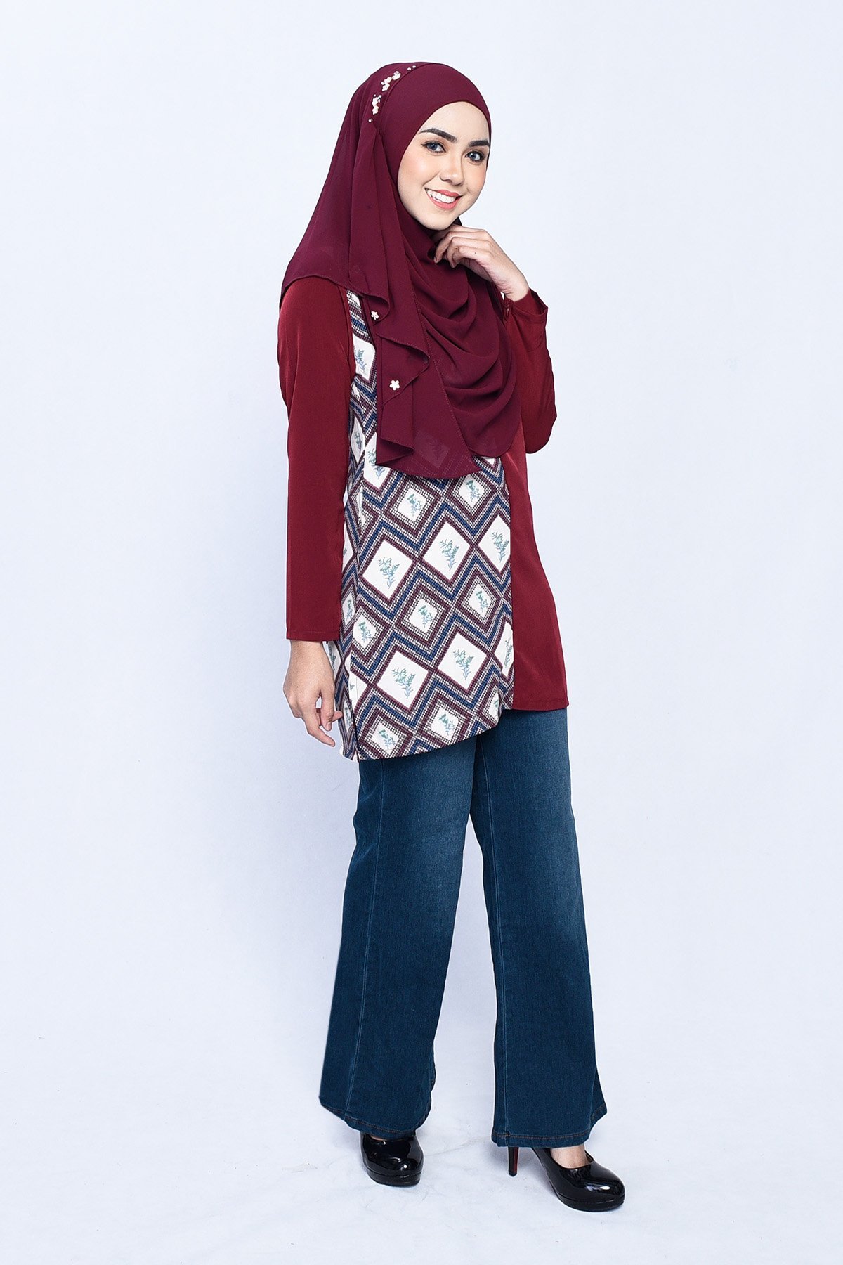 (AS-IS) Palazzo Jeans Denim Dalia - Fade Green