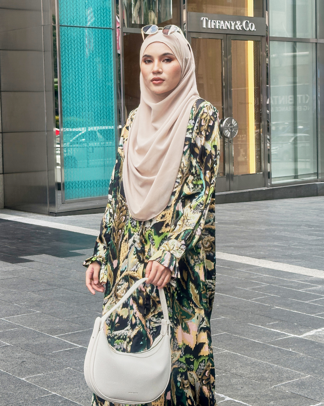Dress Printed Alana - Kale Series