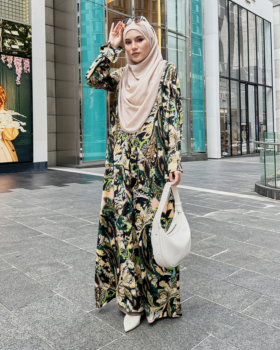 Dress Printed Alana - Kale Series