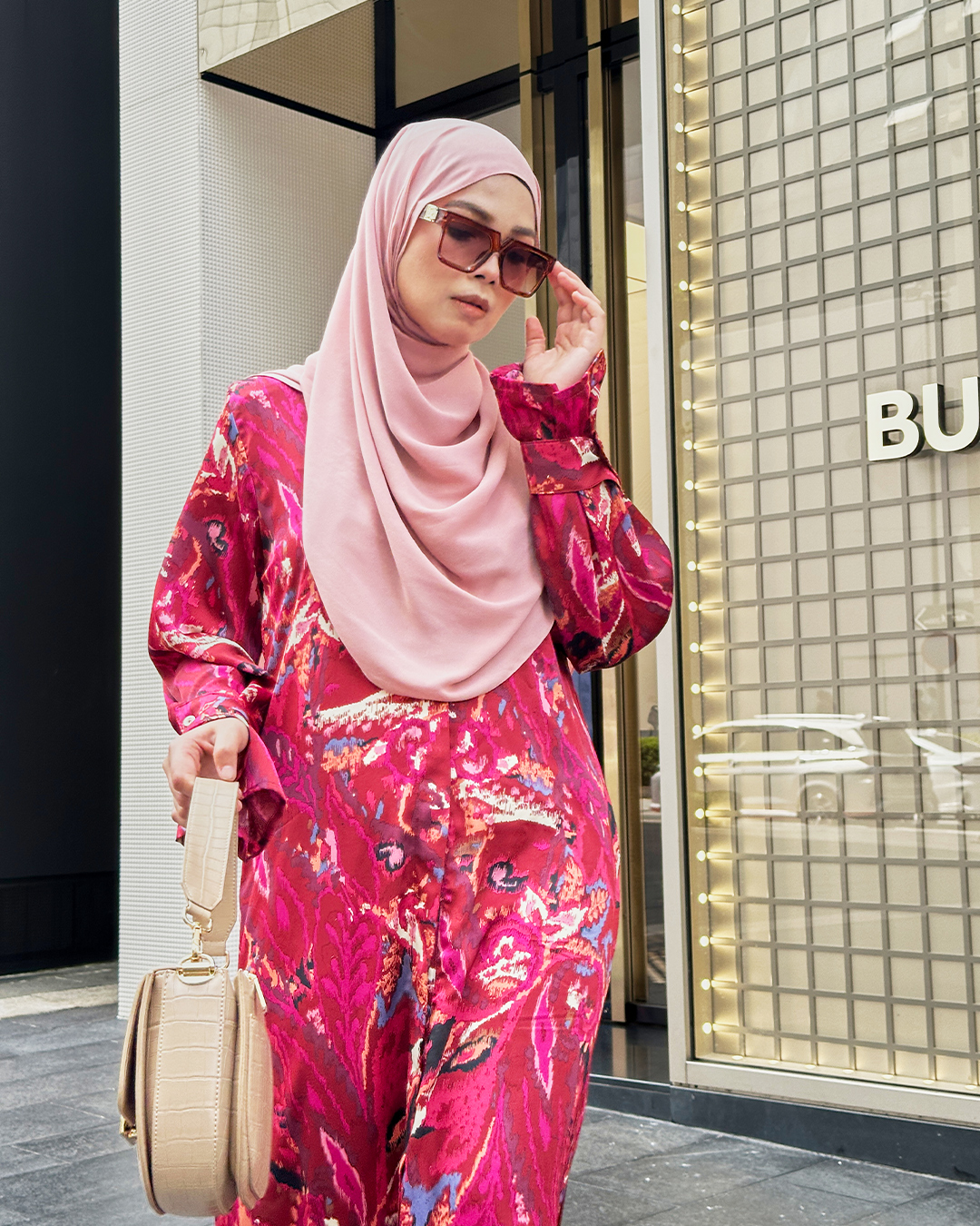Dress Printed Alana - Kale Series