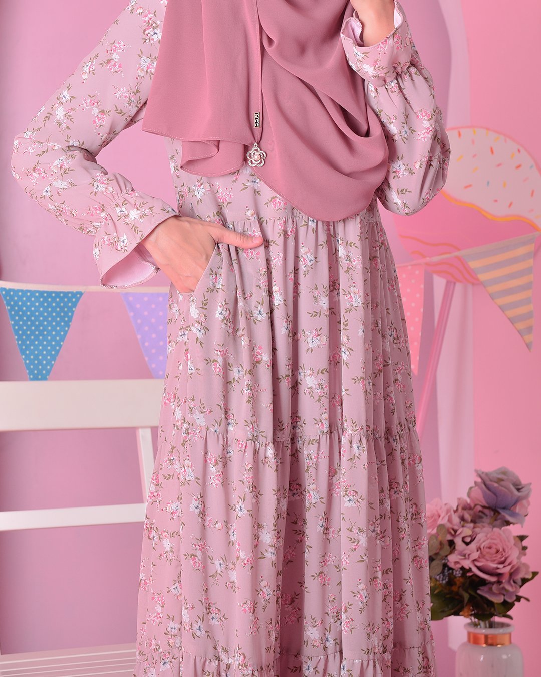 Dress Calla - Belle Pink