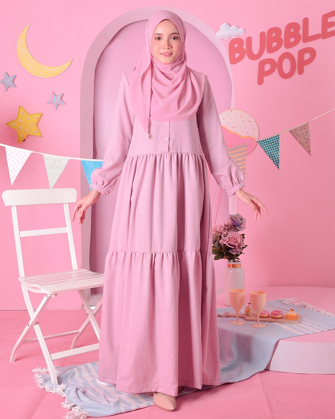 Dress Cassia - Berry Purple