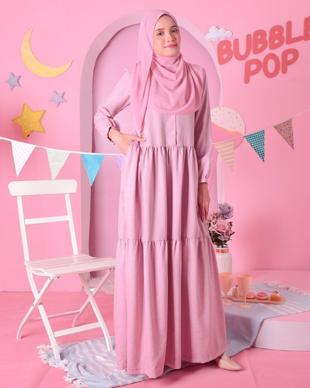 Dress Cassia - Berry Purple