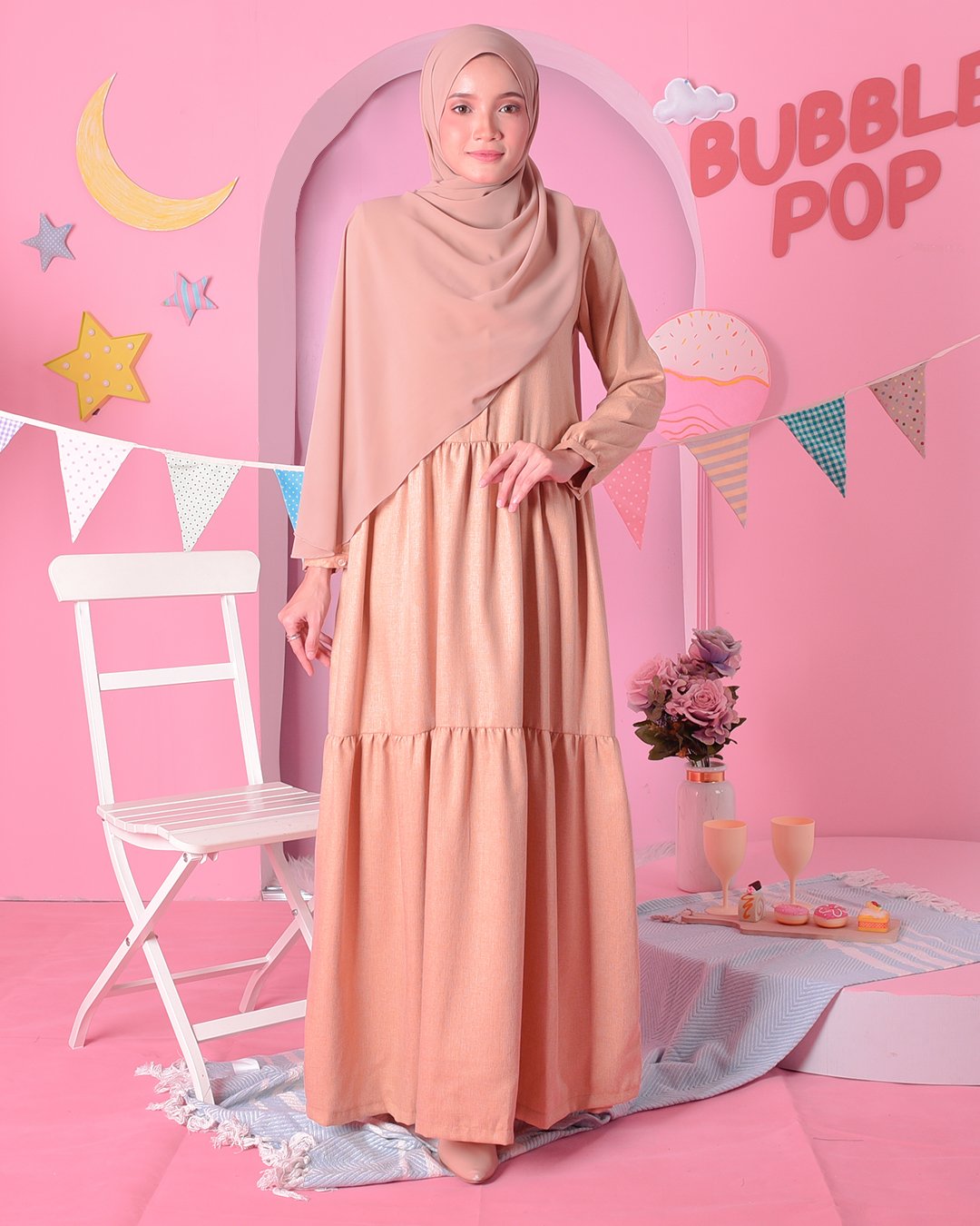 Dress Cassia - Thai Tea