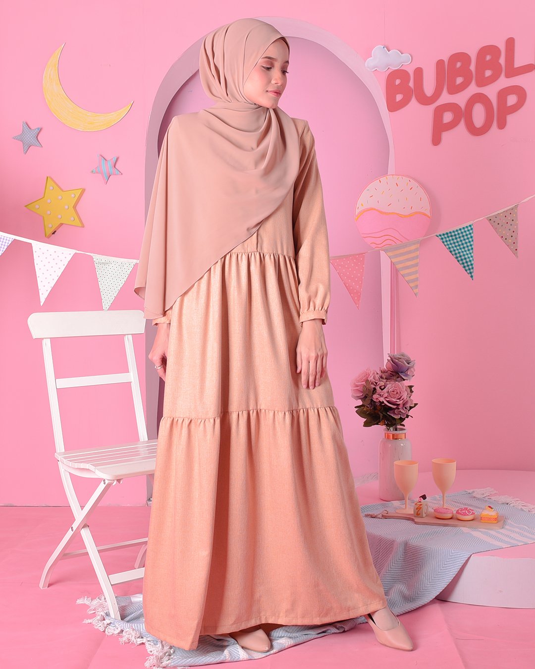 Dress Cassia - Thai Tea