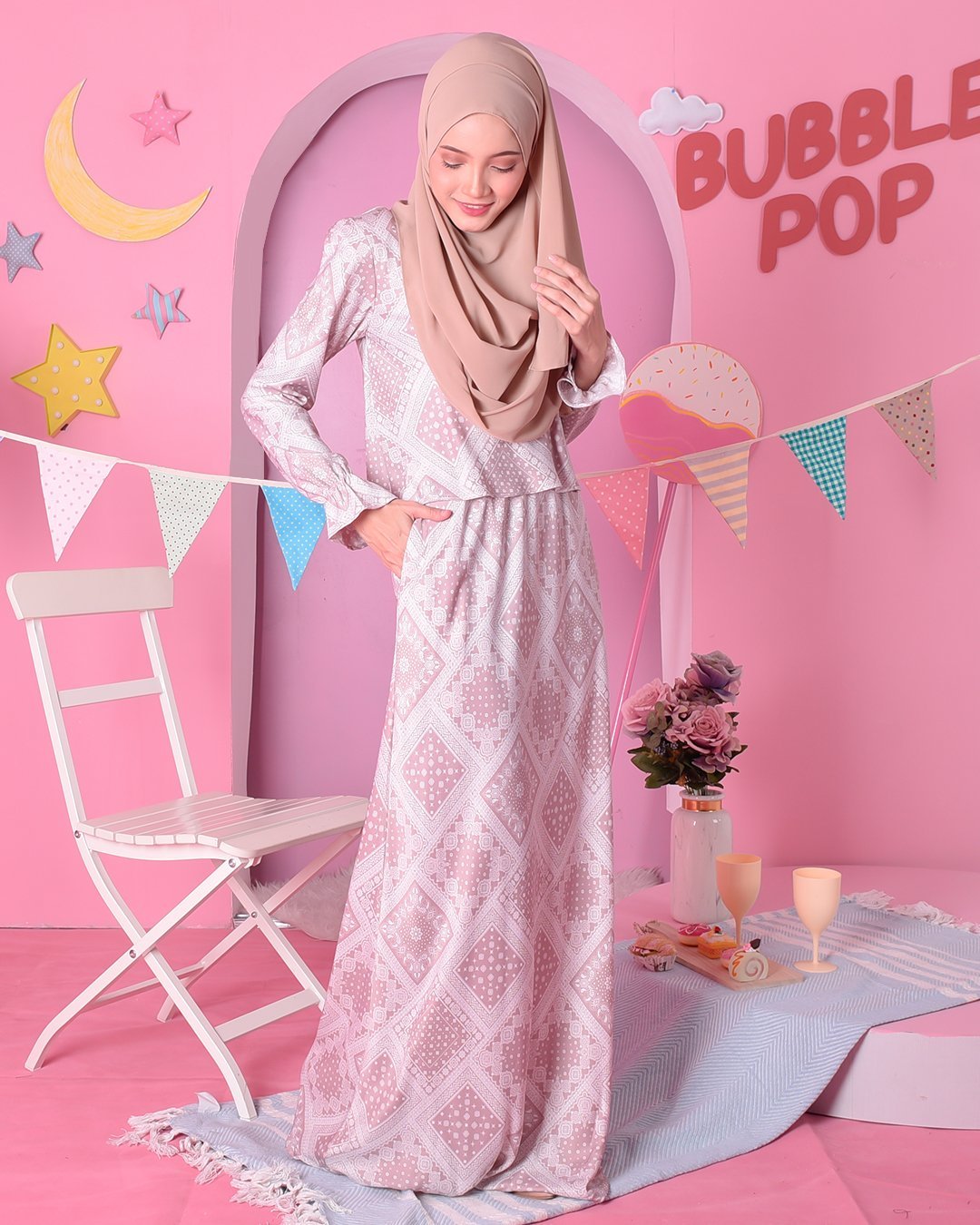 Dress Catalia - Couture Pink