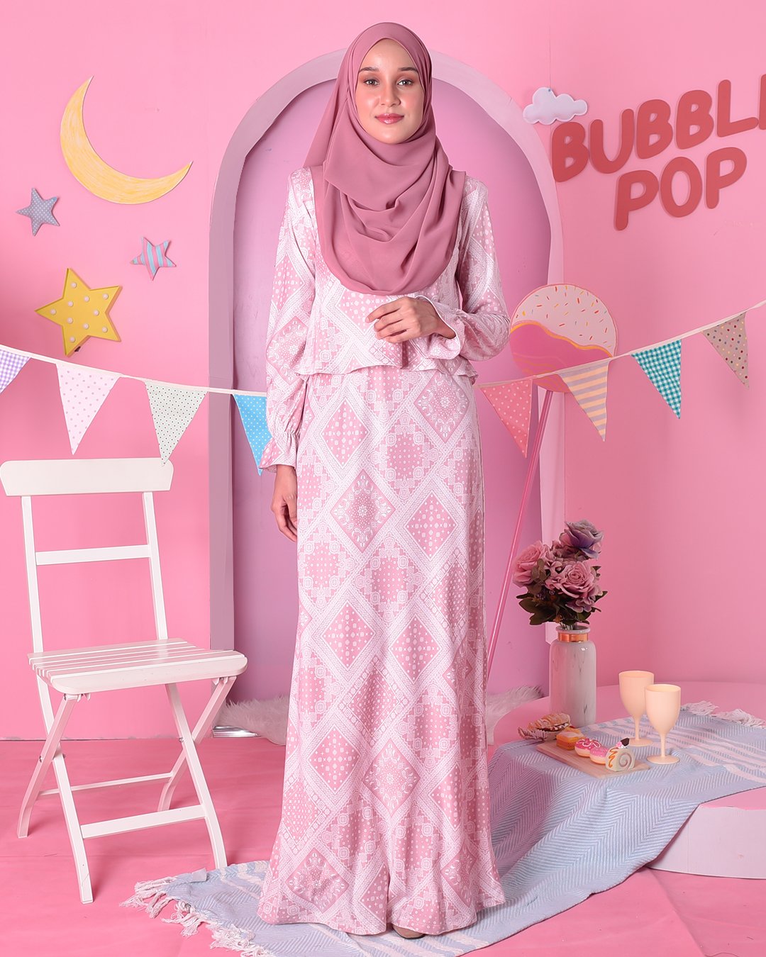 Dress Catalia - Dolce Pink