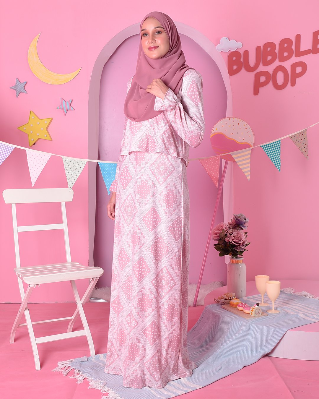 Dress Catalia - Dolce Pink