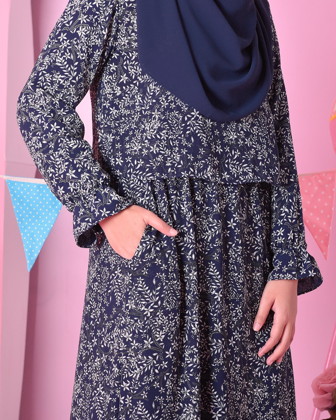 Dress Ceila - Fort Blue