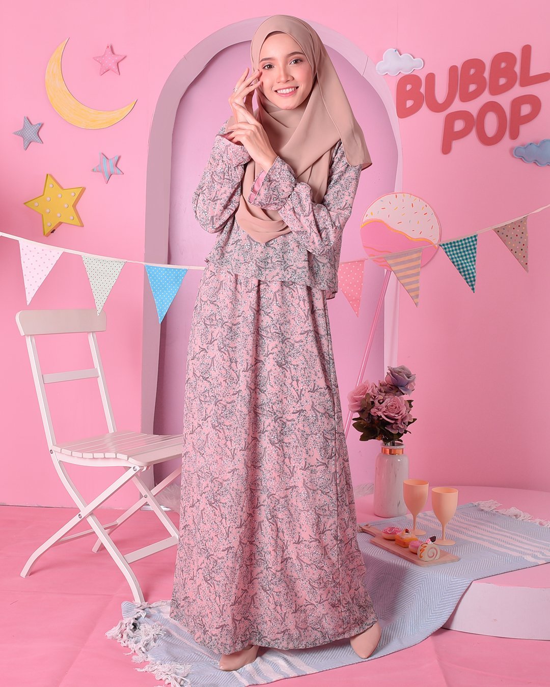 Dress Ceila - Lolita Pink