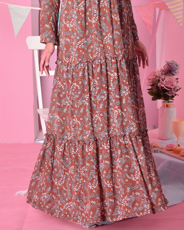 Dress Cheryl - Cinnamon Brown
