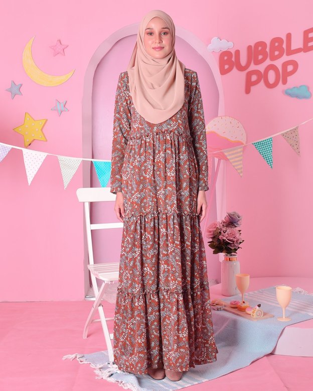 Dress Cheryl - Cinnamon Brown
