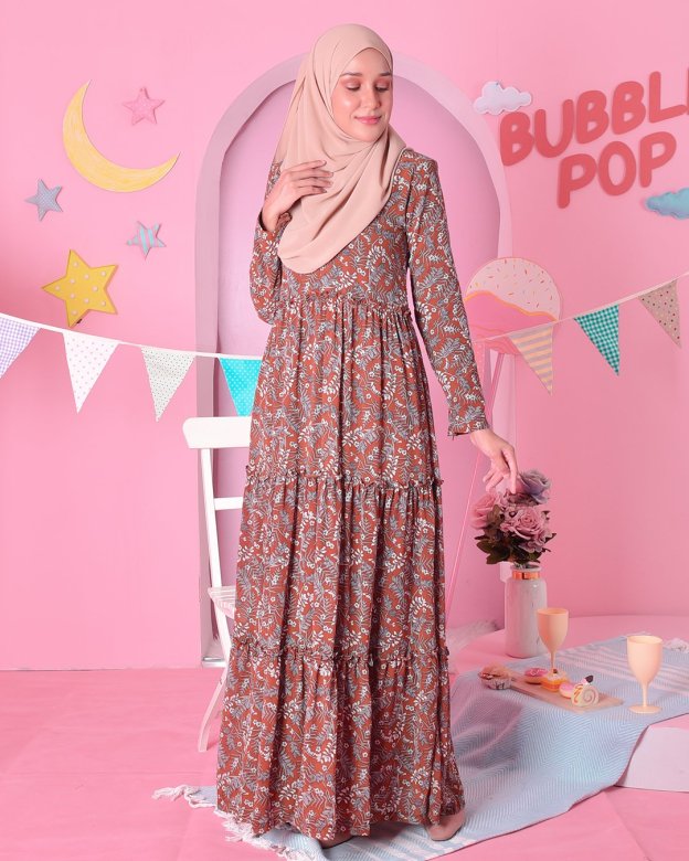 Dress Cheryl - Cinnamon Brown