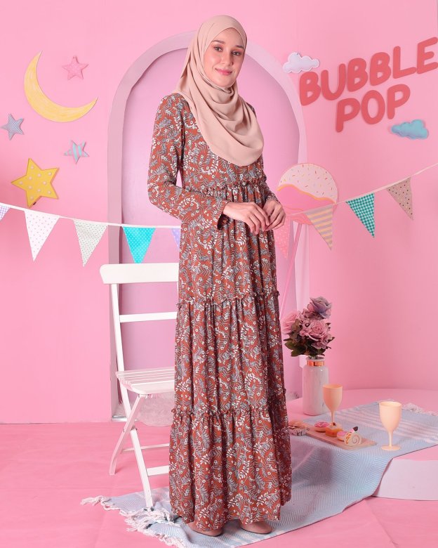 Dress Cheryl - Cinnamon Brown