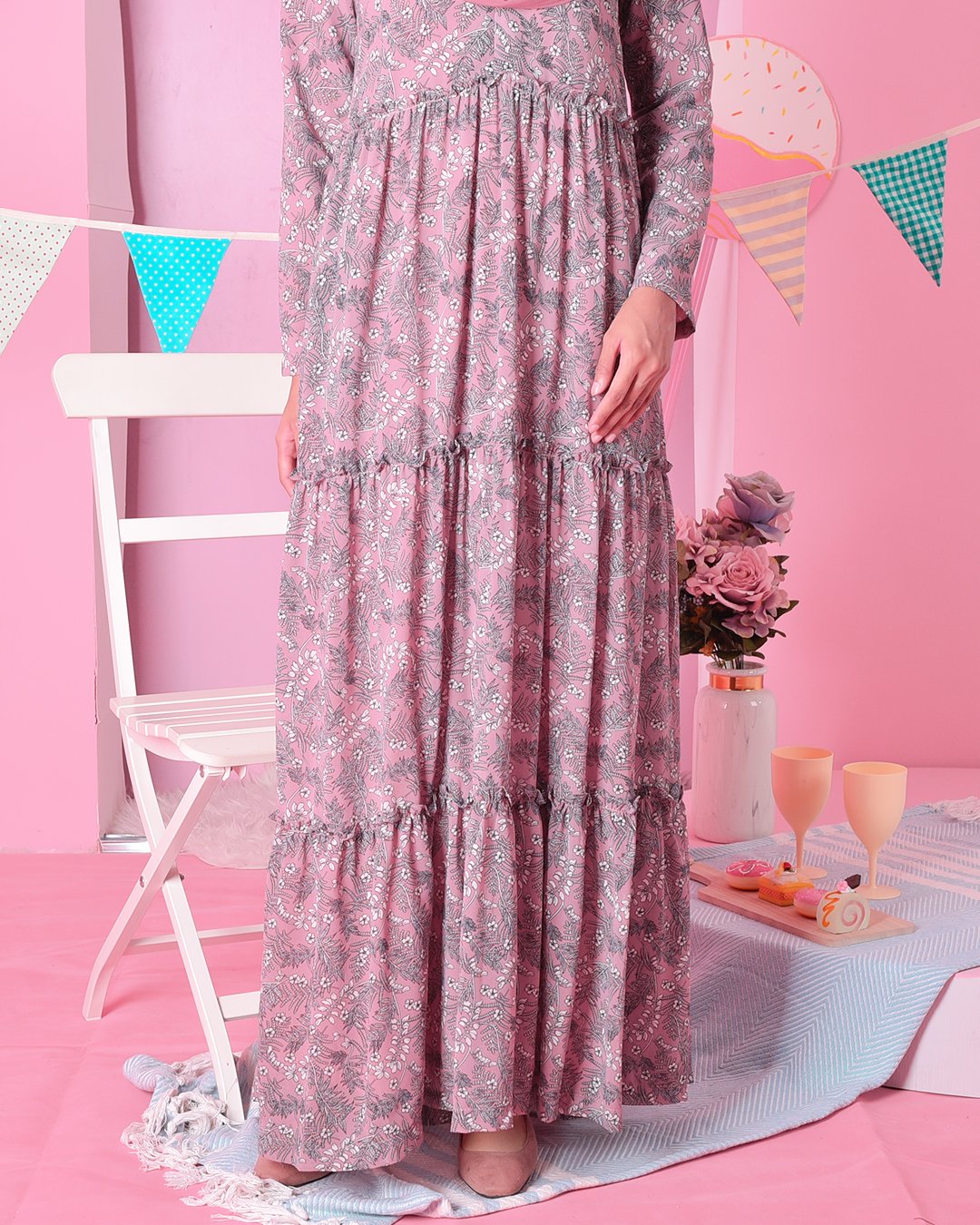 Dress Cheryl - Berry Pink