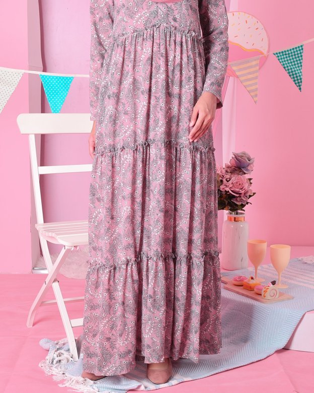Dress Cheryl - Berry Pink