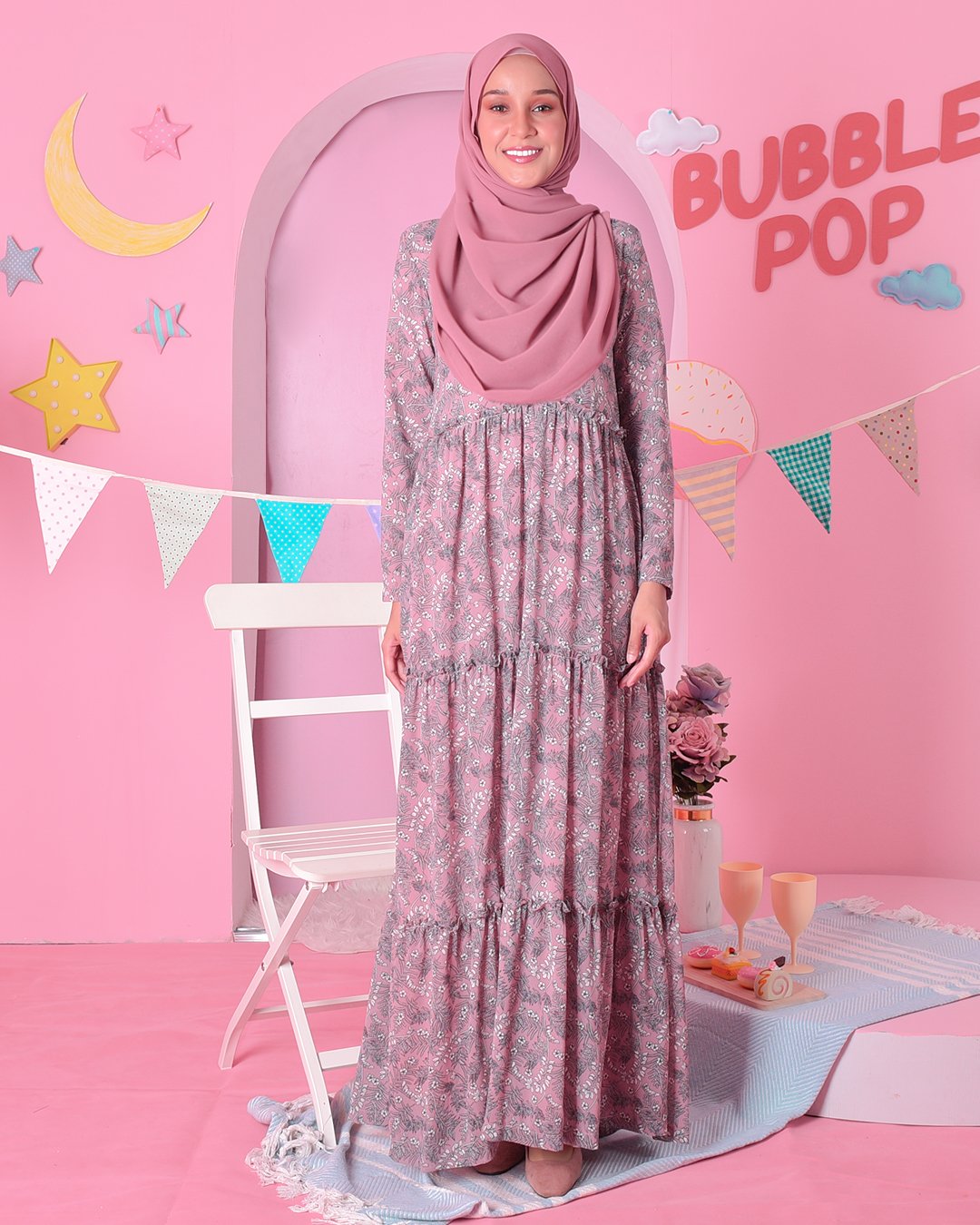 Dress Cheryl - Berry Pink
