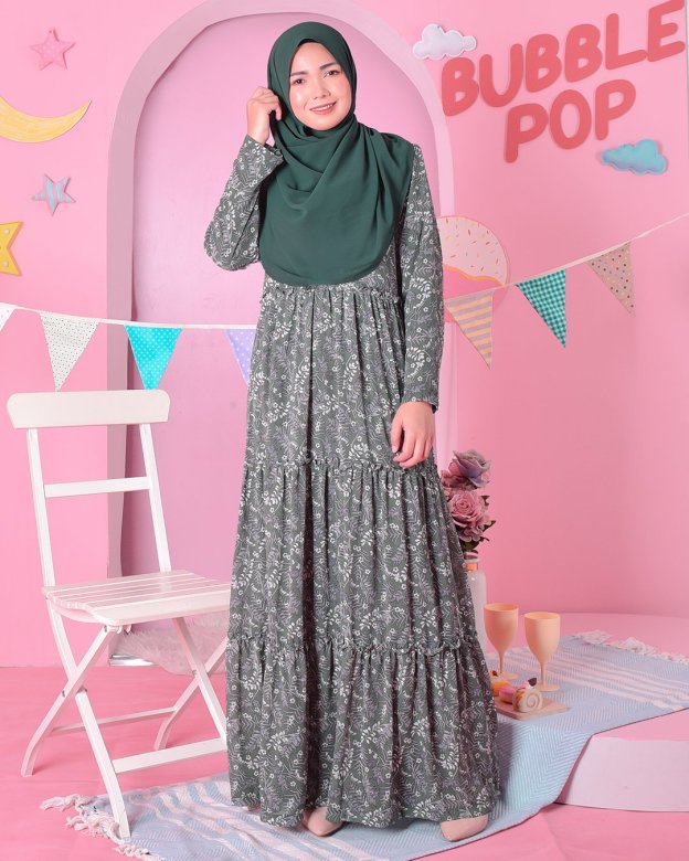 Dress Cheryl - Forest Green